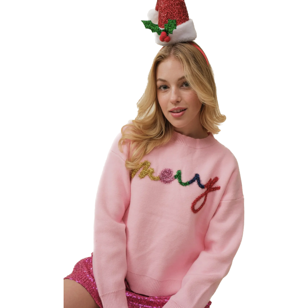 Pink Merry Sweater