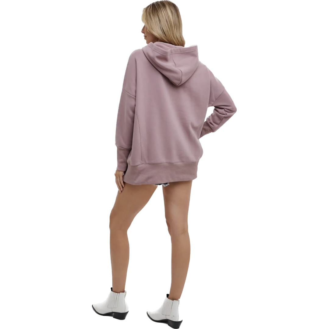 Mauve Tunic Hoodie