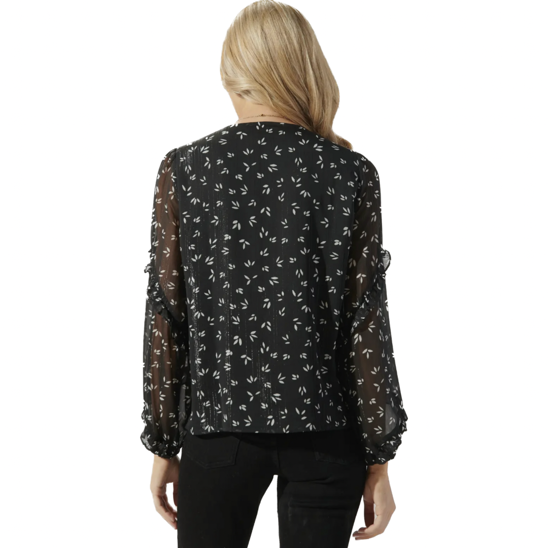 Shadow of a Doubt Ruffle Blouse