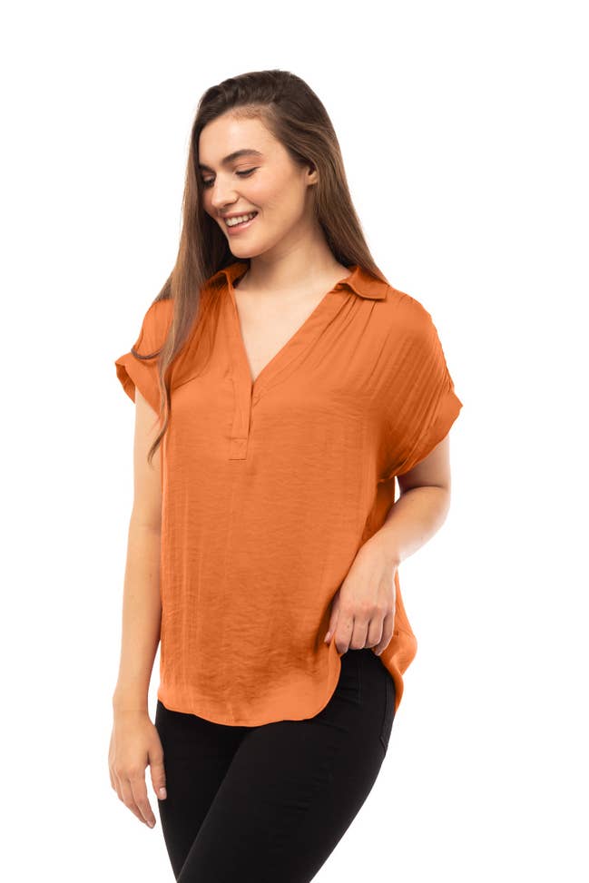 Auburn Short Sleeve Blouse