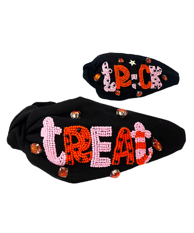 Trick or Treat Black Halloween Headband